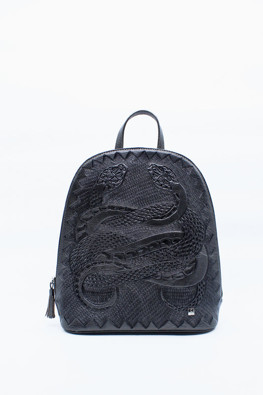 Cascabel Backpack - Black Silver