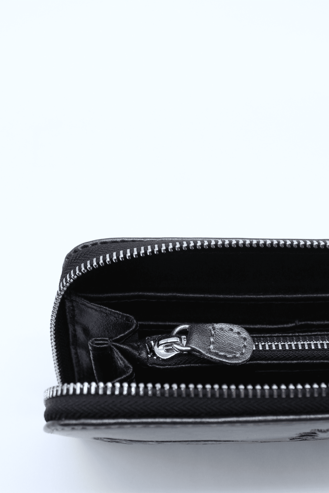 Mexican Heart Wallet - Black Silver