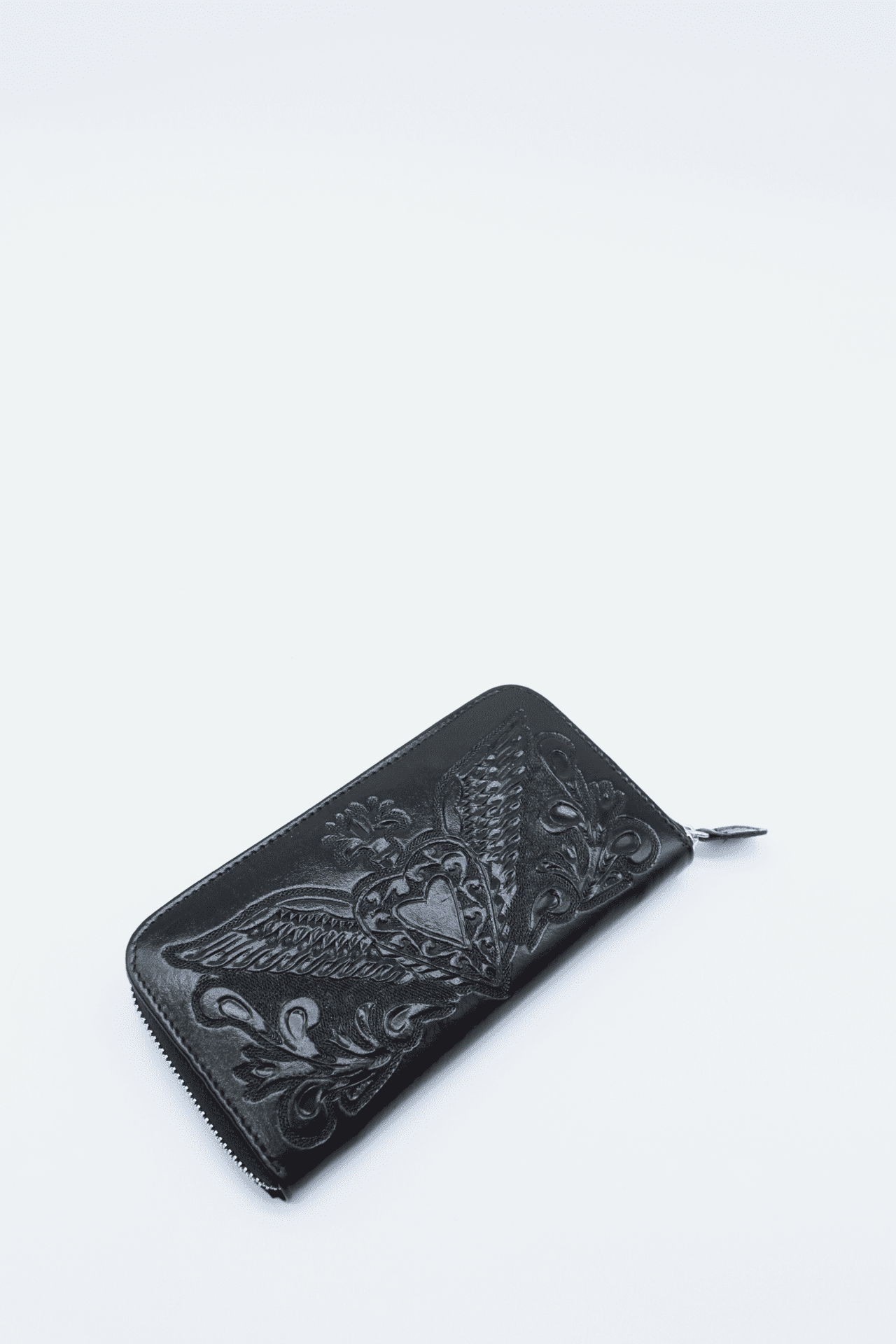 Mexican Heart Wallet - Black