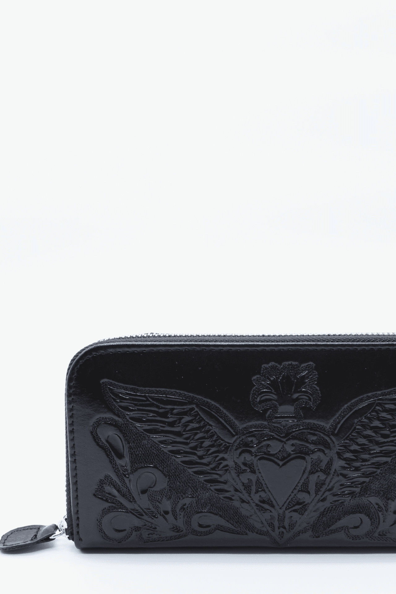 Mexican Heart Wallet - Black