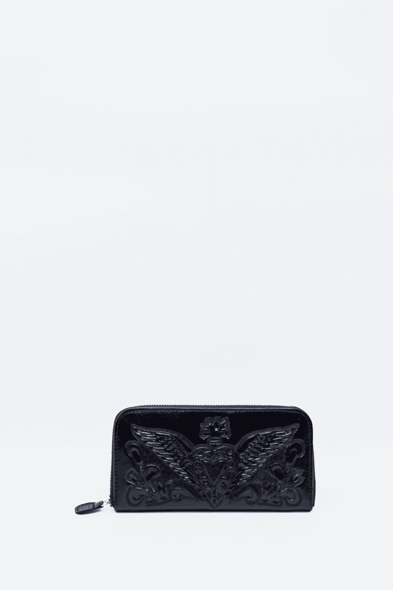 Mexican Heart Wallet - Black