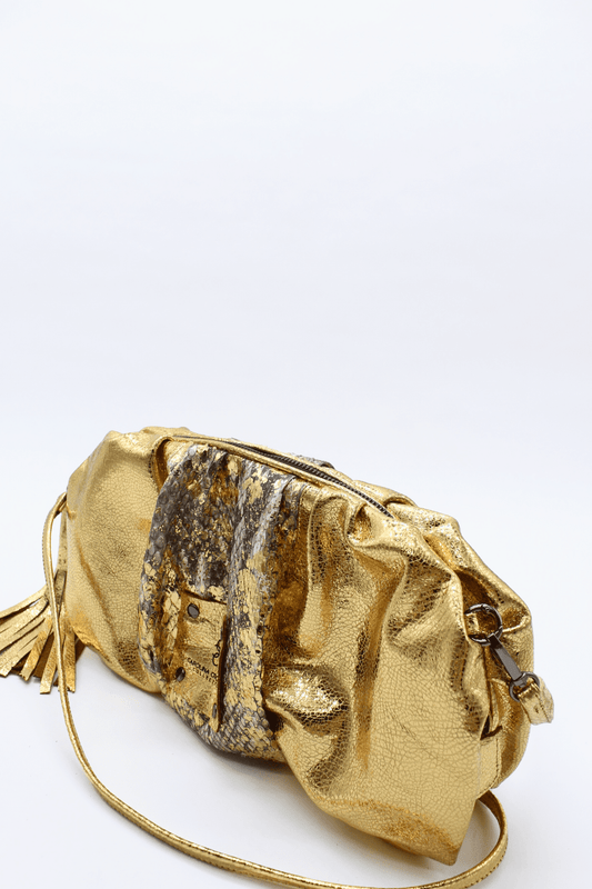 Bella Bag - Gold / Snake